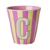 Melamine Cup C Stripes Medium 250ml