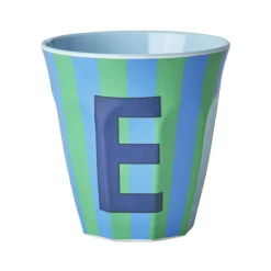 Melamine Cup E Stripes Medium 250ml