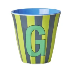 Melamine Cup G Stripes Medium 250ml