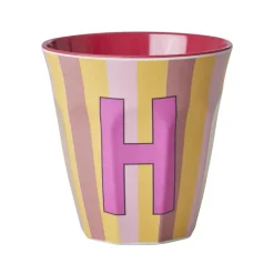 Melamine Cup H Stripes Medium 250ml