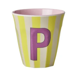 Melamine Cup P Stripes Medium 250ml
