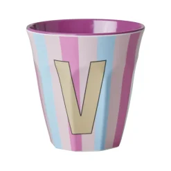 Melamine Cup V Stripes Medium 250ml
