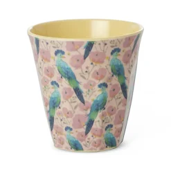 Melamine Cup with Exotic Bird Print Medium 250ml