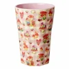 Melamine Cup with Love Therapy Gnome Print - Tall