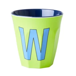 Melamine Cup W Lime Green Medium 250ml