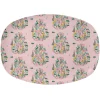 Melamine Rectangular Plate with Bunny Print