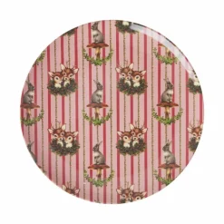 Melamine Side Plate with Sweet Forest Print Teller