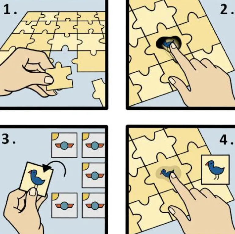 Memo-Puzzle Mondblume - Lenny Hunter