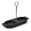 Menage Linea Keramik Satinschwarz 18 cm