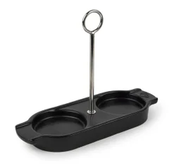 Menage Linea Keramik Satinschwarz 18 cm