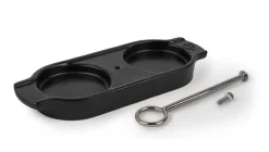 Menage Linea Keramik Satinschwarz 18 cm