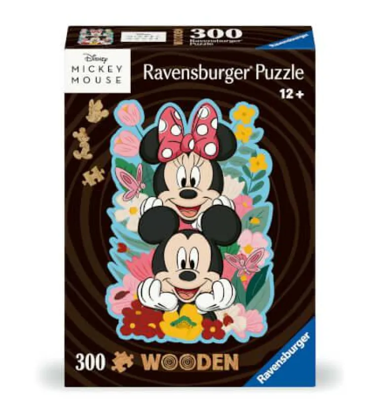 Mickey & Minnie - Holzpuzzle 300 Teile