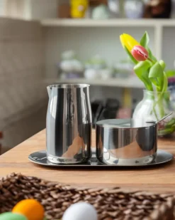 Milk And Sugar Set St. Steel Polished