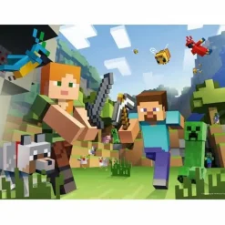 Minecraft Steve Und Alex - Puzzle 100 XXL Teile
