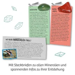 Mineralien- Grabe echte Mineralien aus