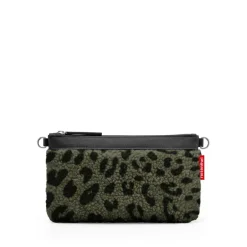 Mini Pouch Teddy Leo olive Tasche klein