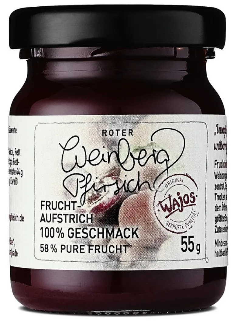 Mini Roter Weinbergpfirsich Fruchtaufstrich 55g