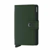 Mini Wallet Matte green-black