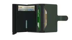 Mini Wallet Matte green-black