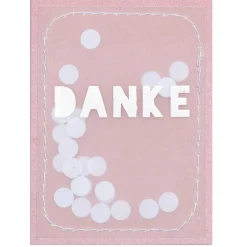 Minikarte „Danke"
