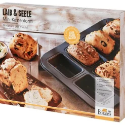 Mini-Kastenform, Mit Laib und Seele, 8fachAntihaft