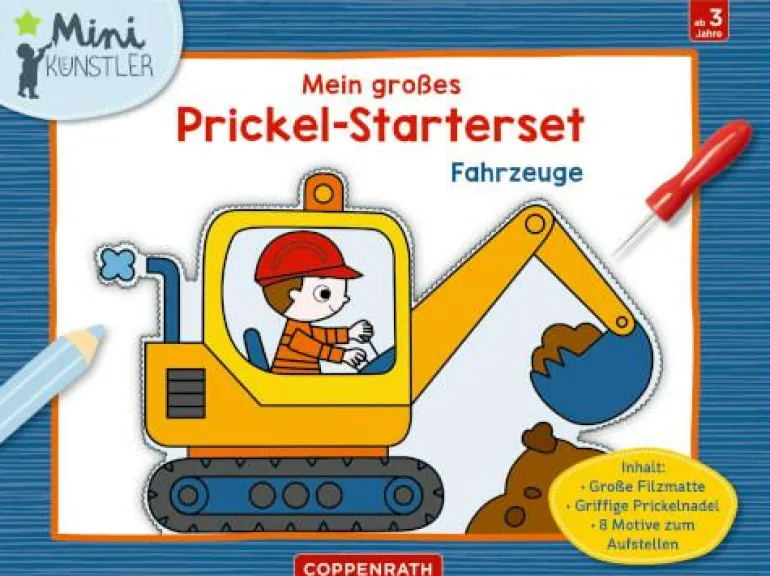 Mini-Künstler - Mein großes Prickel-Starterset: Fa