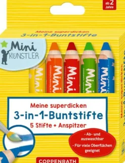 Mini-Künstler - Meine superdicken 3-in-1-Buntstift