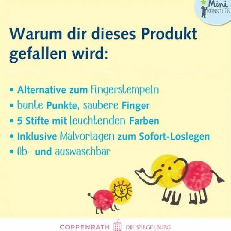 Mini-Künstler - Meine Superdicken Stempel-Stifte