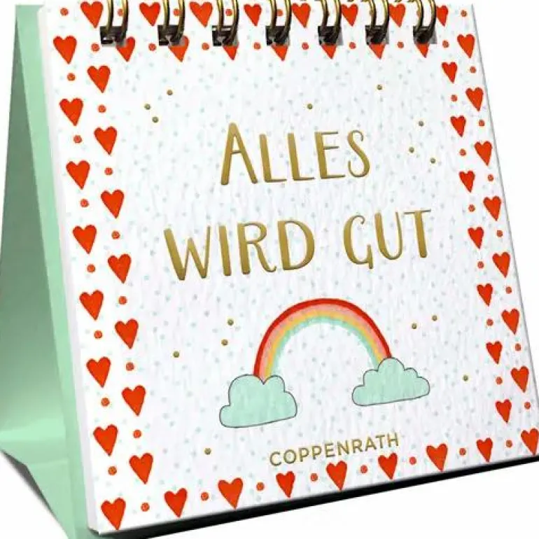 Mini-Spiralaufsteller Alles wird gut (Viel Glück)