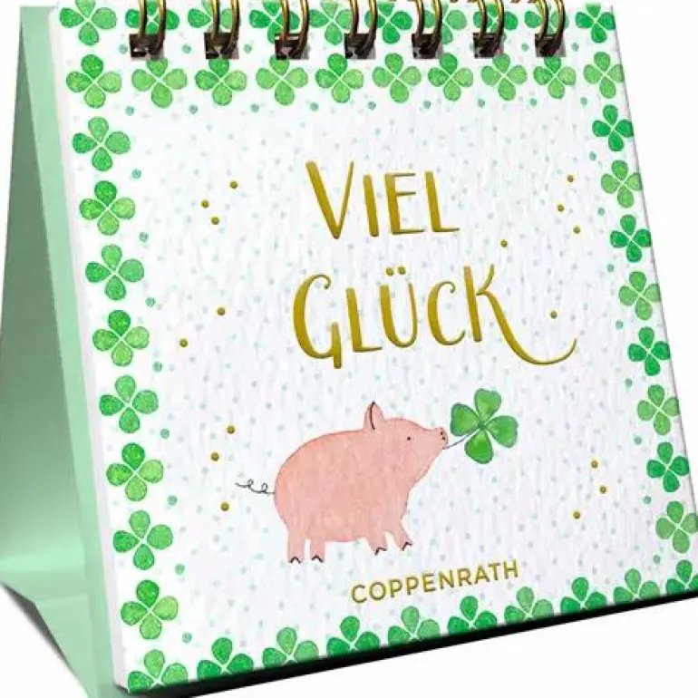 Mini-Spiralaufsteller Viel Glück (Glück)