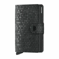 Miniwallet Hexagon Black