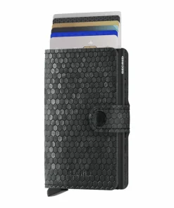 Miniwallet Hexagon Black