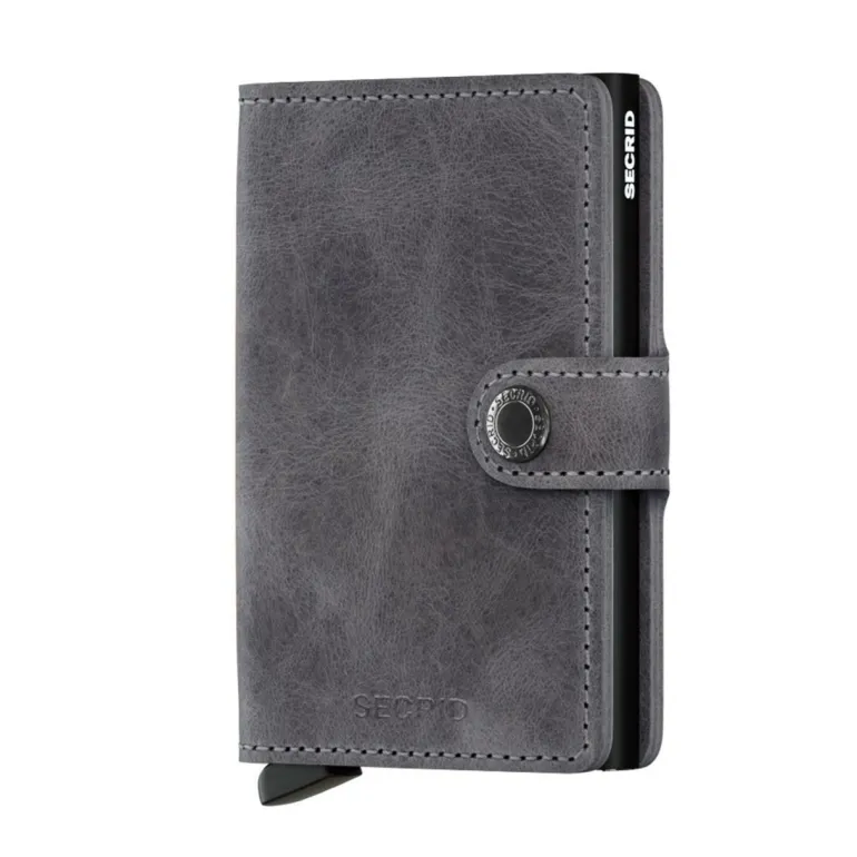Miniwallet Vintage Grey-Black