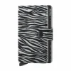 Miniwallet Zebra Light Grey
