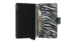 Miniwallet Zebra Light Grey
