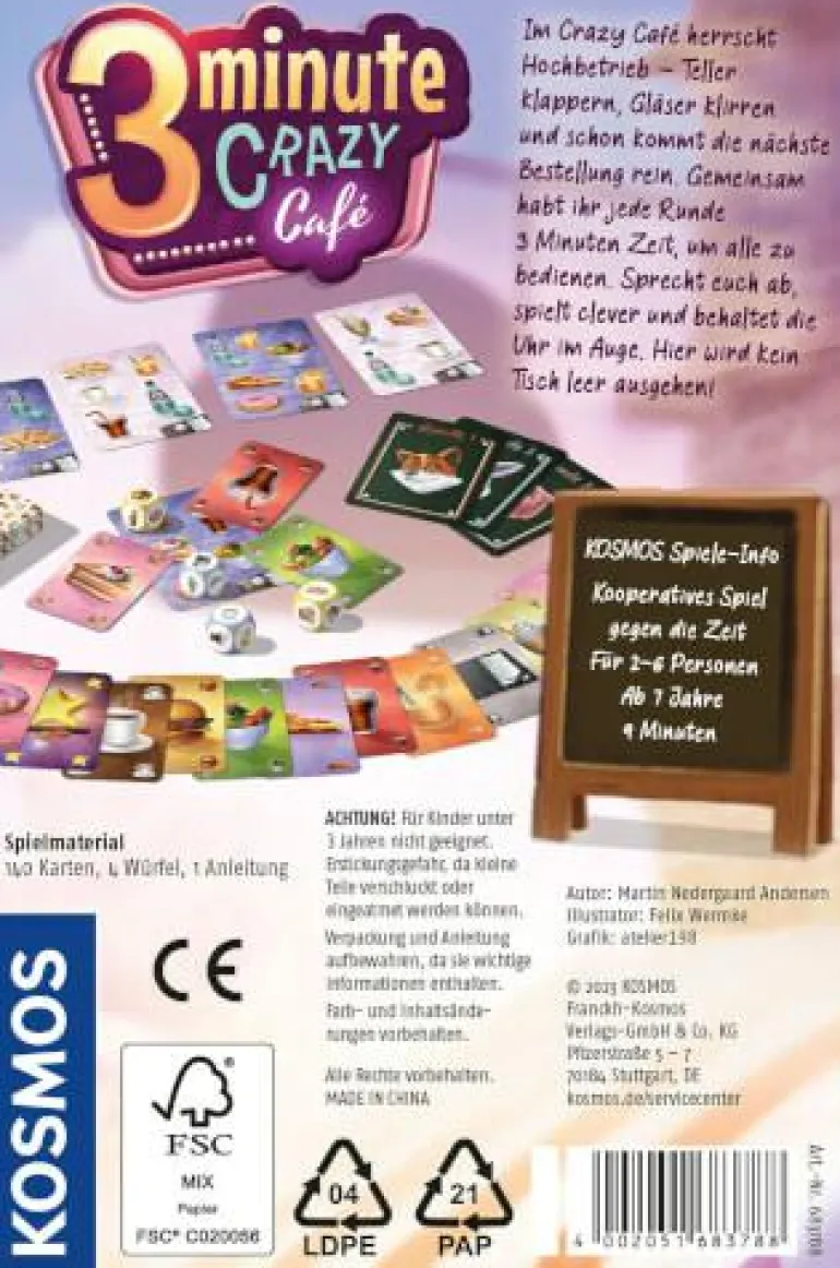 3 minute Crazy Café