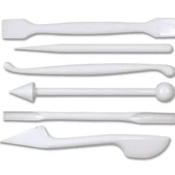 Modellierwerkzeuge 6tlg. weiß