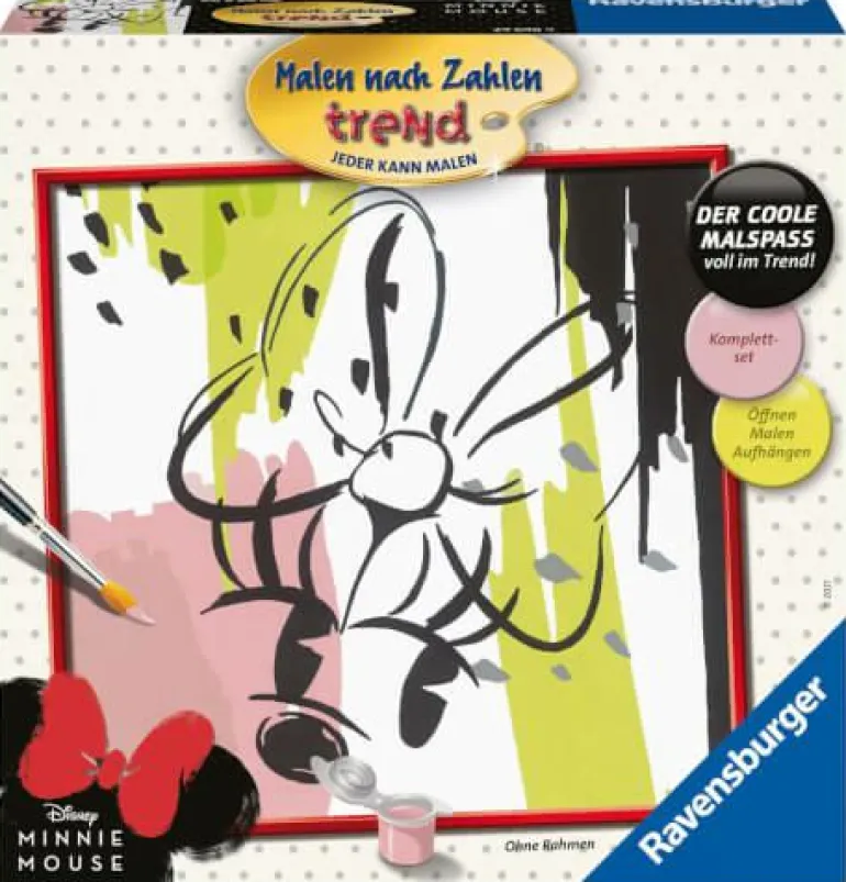 Modern Minnie - Malen nach Zahlen