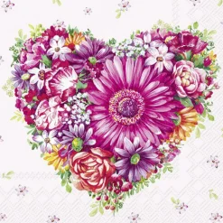 MOMENTS OF LOVE Light Rose Lunch-Servietten L10774