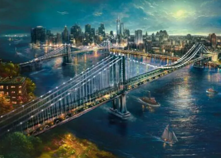 Mond über Manhatten - Puzzle 2000 Teile