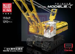 Mould King® 15069 Gelber Raupenkran inkl. RC/Ferns