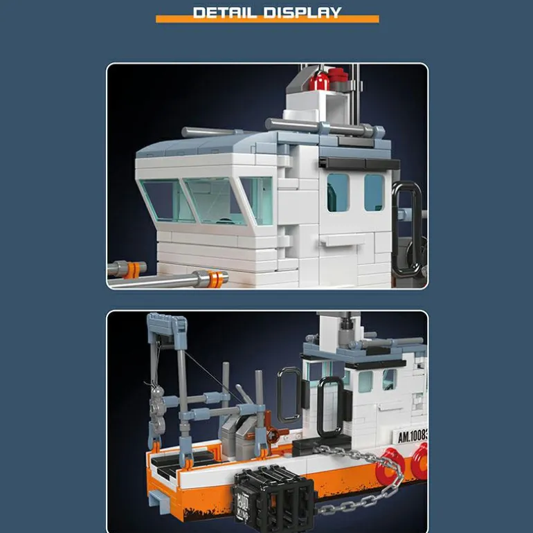 Mould King® 10083 Fischerboot