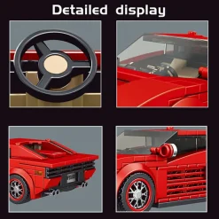 Mould King® 27012 Testarossa inkl. Showcase