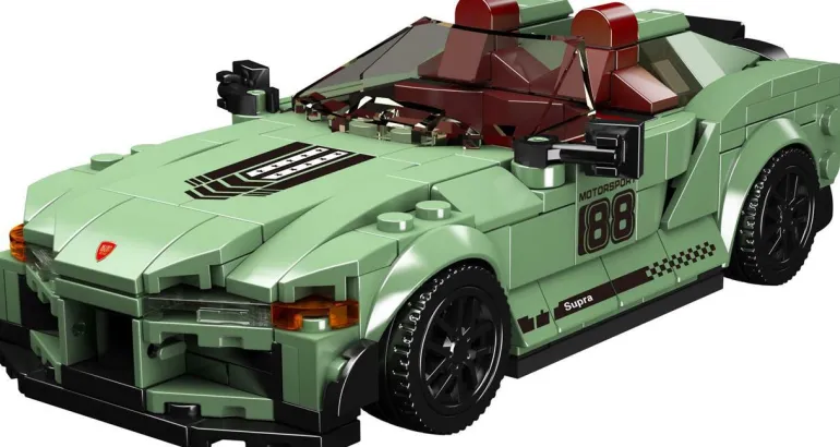 Mould King® 27046 T.Supra Cabriolet inkl. Showcase