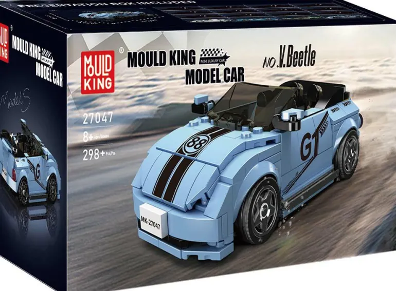 Mould King® 27047 V.Beetle Cabrio inkl. Showcase