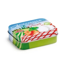 Mozzarella und Tomate in der Dose