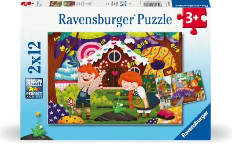 Märchenhafte Geschichten - Puzzle 2x12 Teile