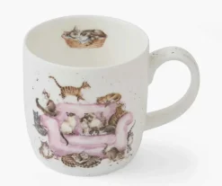 Mug 0,31L Cattitude Katzen auf Sofa