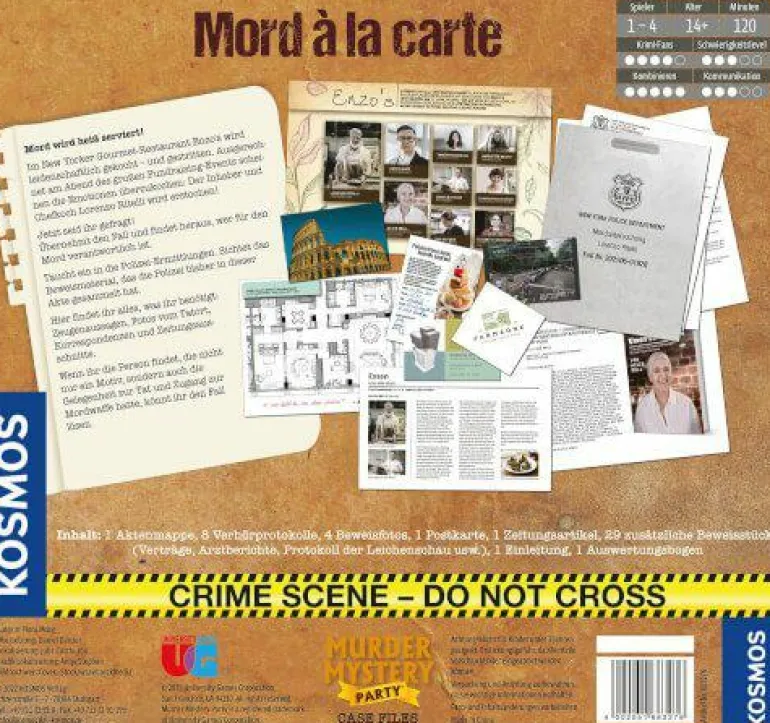 Murder Mystery Case File: Mord a´la carte (Fallakt