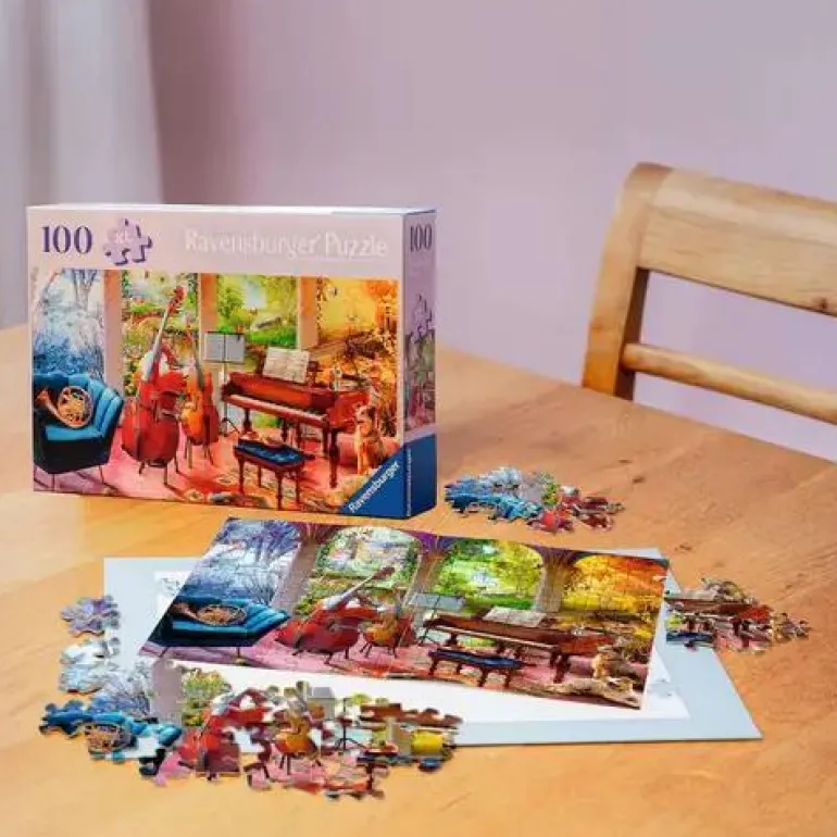 Musikalische Jahreszeiten - Puzzle 100 XL Teile